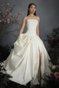 Spring 2025 Bridal Trends Unveiled - dropped waist